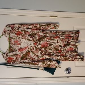 Floral tunic large
